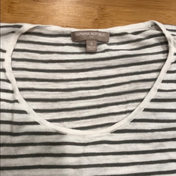 Banana Republic short sleeve striped shirt - Picture 3 of 5